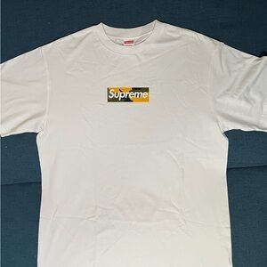Supreme Brooklyn Box Logo Tee White XL Used